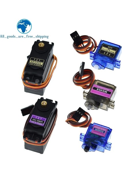 SG90 360 Derece SG90 SG02R MG90S MG995 MG996 Servo Metal Dişli Model Helikopter Tekne Arduino Uno Dıy Mekanik Kol MG946R MG945R MG996R (Yurt Dışından)
