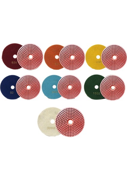 2000GRIT 4 Inç 100MM Kuru/ıslak Elmas Parlatma Pedleri Esnek Taşlama Diskleri Granit Mermer Taş Beton Zemin Parlatma Parçası Aracı (Yurt Dışından) indirimleri