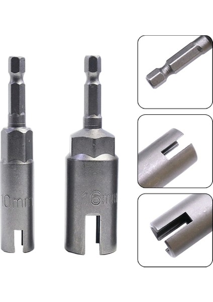 2 Adet Kanat Somun Sürücü Krom Vanadyum Alaşımlı Çelik Yuvası Kelebek Cıvata Soket Kol Anahtarı Tornavida Hex Shank 10/16MM (Yurt Dışından) fırsatları