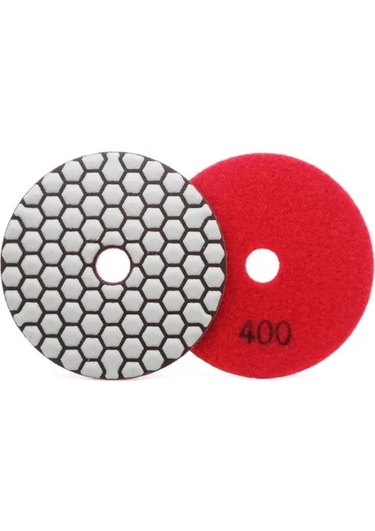 Grit 400 1 Adet 4 Inç Subrıllı 4"/100MM Elmas Parlatma Pedi Kuru Kullanım Keskin Esnek Zımpara Diski Reçine Bond Granit Mermer Taş Taşlama Aşındırıcı (Yurt Dışından)