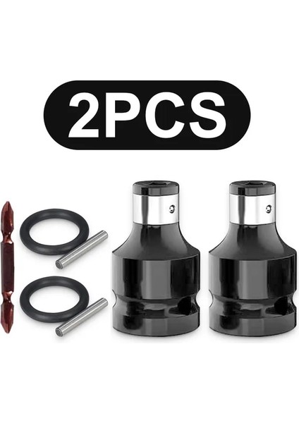2 Adet Standart Set 1/2 Inç Kare 1/4 Inç Altıgen Cırcır Soket Darbeli Anahtar Lokma Seti Adaptör Anahtarı Sürücü Dönüştürücü Hızlı Bırakma Aracı (Yurt Dışından)