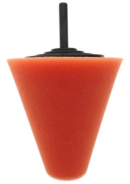 M10 Turuncu 1 Adet M10 Matkap Parlatma Pedleri Tekerlek Hub Koni Temizleme Süngeri Parlatma ve Ağda Topu Otomotiv Parlatıcı Araba Bakım Güzellik (Yurt Dışından)