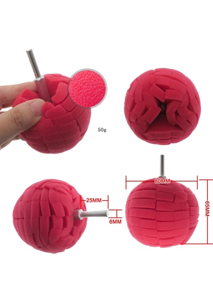 M10 Turuncu 1 Adet M10 Matkap Parlatma Pedleri Tekerlek Hub Koni Temizleme Süngeri Parlatma ve Ağda Topu Otomotiv Parlatıcı Araba Bakım Güzellik (Yurt Dışından) fırsatları
