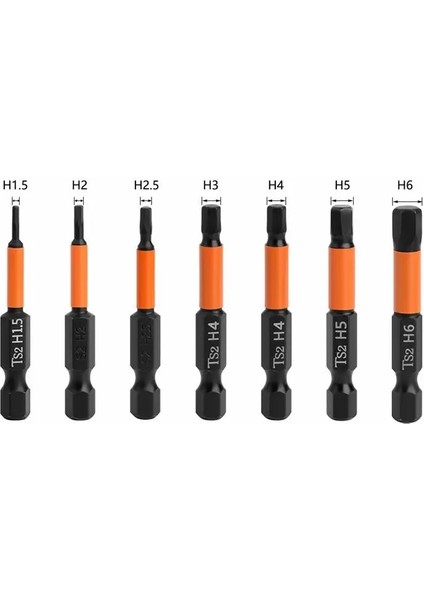 H3X100MM 50/100MM Altıgen Kafa Allen Anahtarı Matkap Uçları 1/4 "shank Manyetik Tornavida Bit Seti Elektrikli Altıgen Bit Tornavida Soket Bit (Yurt Dışından)