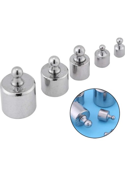 5 Adet Bölünmüş Ağırlıklar Kalibrasyon Elektronik Terazi Standart Ağırlıklar Karbon Çelik Denge Laboratuvar Ağırlığı (Yurt Dışından) modelleri