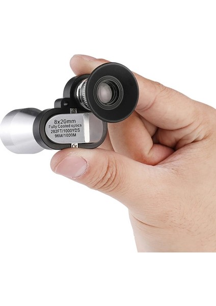 Tripod Gümüş 8X20 Hd Gece Görüş Mini Cep Yakınlaştırma Monoküler Açık Teleskop Avcılık Kamp Dağcılık Turizm Fotoğrafçılığı Teleskop (Yurt Dışından) fiyatları