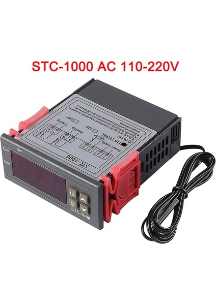 STC-1000 Ac 110-220V STC-1000 STC-3000 STC-3008 STC-3018 LED Dijital Sıcaklık Kontrol Cihazı Termostat Termoregülatör Inkübatör 12V 24V 110V 220V (Yurt Dışından)