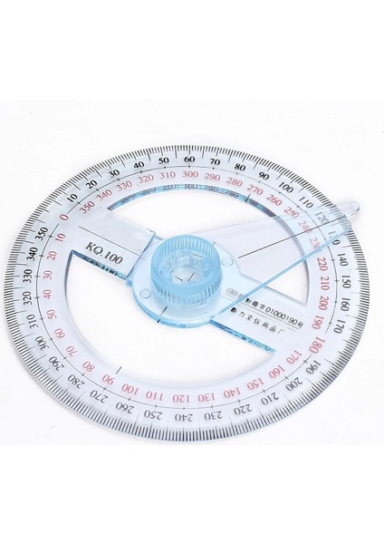 Beyaz 1 Adet Taşınabilir Tüm Dairesel 10CM Plastik 360 Derece Işaretçi Iletki Cetvel Açı Bulucu Salıncak Kolu Okul Ofis Malzemeleri (Yurt Dışından) fiyatları
