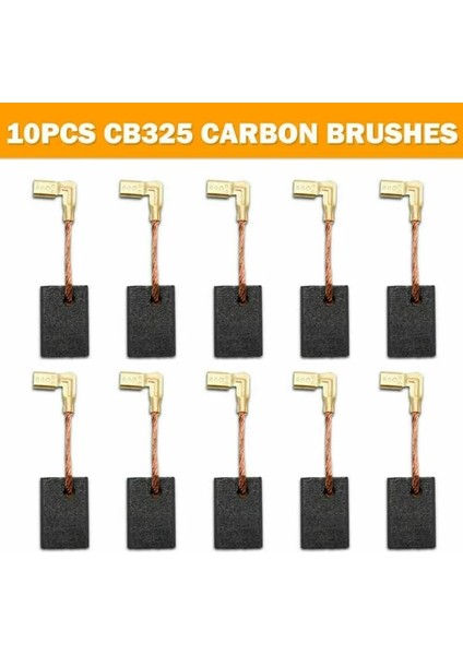 CB325 10 Adet Karbon Fırçalar GA5030 CB325/459/303/419/203 Makita Avuç Taşlama Elektrik Motorları Için Elektrikli El Aletleri Karbon Fırçalar (Yurt Dışından)