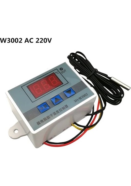 W3002 Ac 220V XH-W3001 Dijital Sıcaklık Kontrol Cihazı 12V 24V 110V 220V Inkübatör Soğutma Isıtma Termostat Anahtarı Termoregülatör Sensörü (Yurt Dışından)