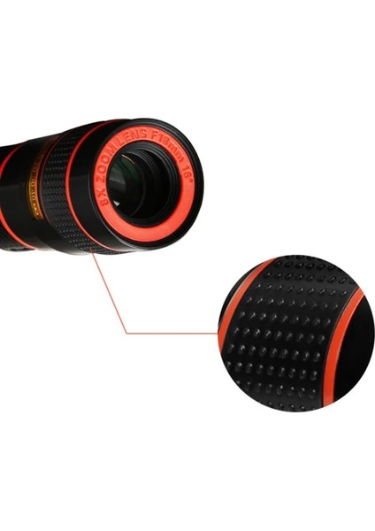 Beyaz Cep Telefonu Kamera Teleskop Lensi Iphone/telefon Lensi Için Klipsli Dslr Evrensel Ürün Hd 8x Optik Zoom Sağlayabilir (Yurt Dışından) modelleri