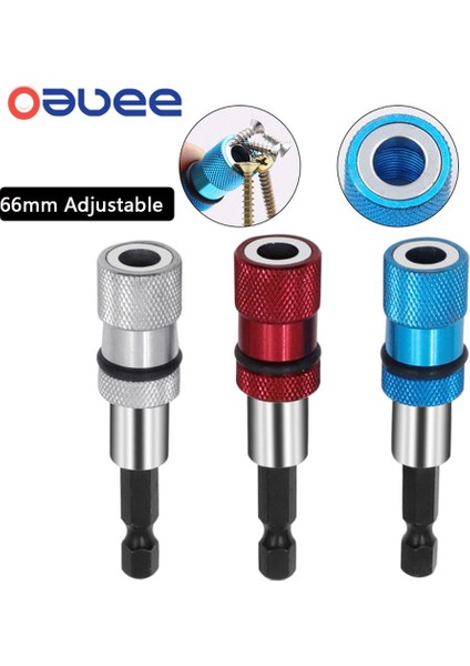 Gümüş Oauee Ayarlanabilir Vida Derinliği Manyetik Tornavida Bit Tutucu 1/4 Inç Mini Hex Sürücü Ph2 Bit ile Elektrikli Tornavida Seti Için (Yurt Dışından) modelleri