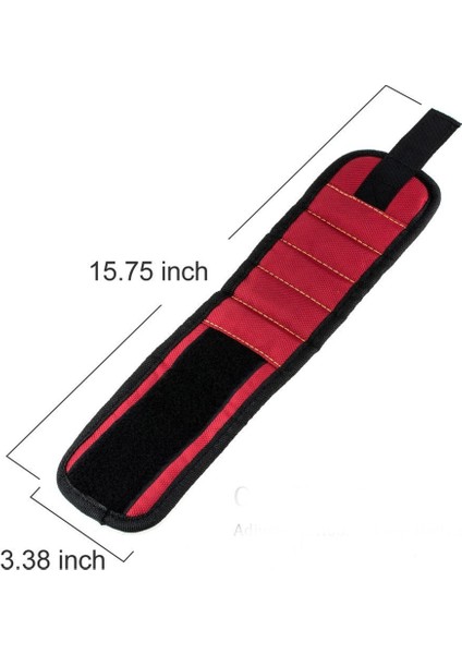 Mavi 5 Mıknatıs Güçlü Manyetik Bileklik Taşınabilir Alet Çantası Vida Çivi Somun Cıvata Matkap Ucu Tamir Kiti Organizatör Depolama (Yurt Dışından) fiyatları