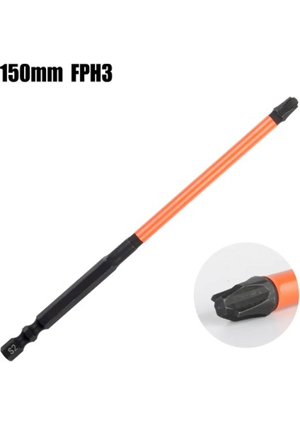 1 Adet 110MM Özel Manyetizma Çapraz Tornavida Bit Fph1 Fph2 Fph3 Somun Sürücüleri 65-150MM Soket Anahtarı Elektrikli El Aletleri (Yurt Dışından)