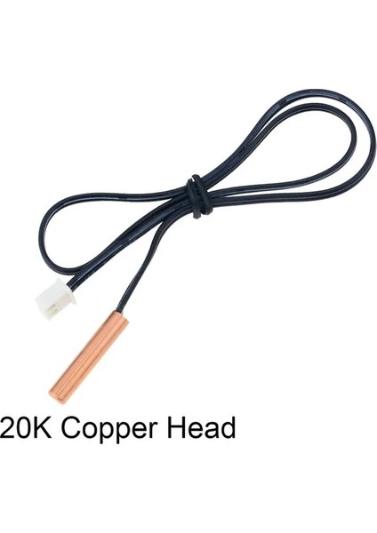 20K Bakır Kafa 1 Adet Klima Sıcaklık Sensörü Klima Probu Bakır/plastik Kafa 5k 10K 15K 20K 50K 100K 2p 2.54MM Kafa ile (Yurt Dışından)