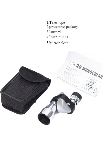 Tripod Gümüş 8X20 Hd Gece Görüş Mini Cep Yakınlaştırma Monoküler Açık Teleskop Avcılık Kamp Dağcılık Turizm Fotoğrafçılığı Teleskop (Yurt Dışından) fırsatları