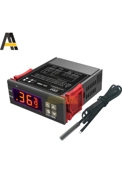 STC-1000 Ac 110-220V LED Dijital Termostat Inkübatör Sıcaklık Kontrol Cihazı Için Stc 1000 Termoregülatör Röle Isıtma Soğutma (Yurt Dışından)