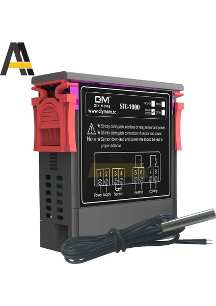 STC-1000 Ac 110-220V LED Dijital Termostat Inkübatör Sıcaklık Kontrol Cihazı Için Stc 1000 Termoregülatör Röle Isıtma Soğutma (Yurt Dışından)