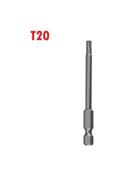 T20 Torx Tornavida Ucu Manyetik Kafa Tornavida SETI/T7/T8/T9/T10/T15/T20/T25/T27/T30/T40 75MM Ekstra Uzun Elektrikli Alet Parçaları (Yurt Dışından)