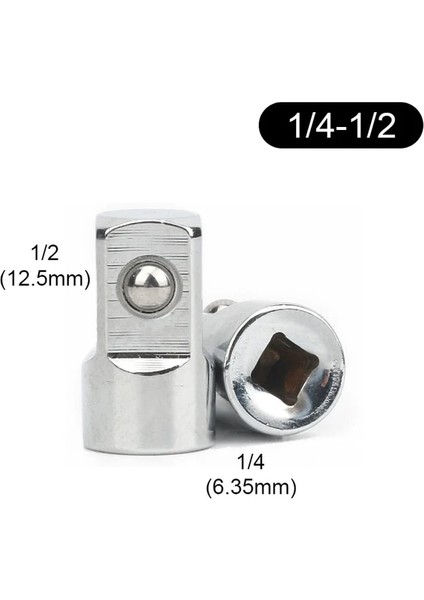 1-4 Ila 1-2 1/4" 3/8" 1/2" Cırcır Anahtarı Adaptörü Krom Vanadyum Çelik Kol Adaptörü Sürücü Soket Dönüştürücü Anahtar-Kol Bağlantısı Dönüştürücü (Yurt Dışından)