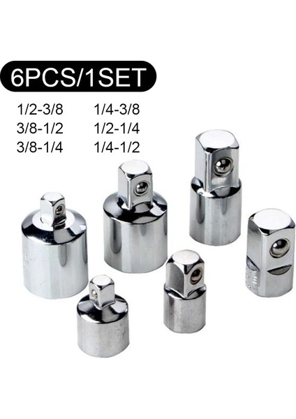 1-4 Ila 1-2 1/4" 3/8" 1/2" Cırcır Anahtarı Adaptörü Krom Vanadyum Çelik Kol Adaptörü Sürücü Soket Dönüştürücü Anahtar-Kol Bağlantısı Dönüştürücü (Yurt Dışından)