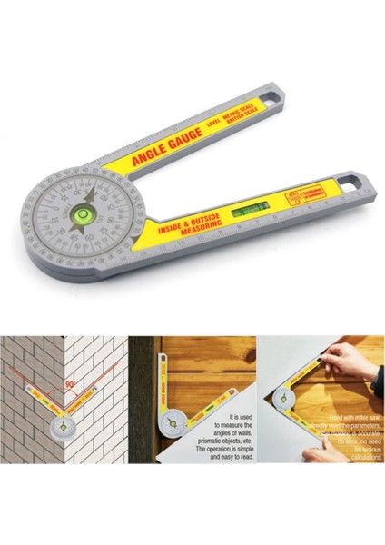Iletki Kalem Yok 360 Derece Gönye Testere Iletki Dijital Iletki Cetvel Inklinometre Iletki Gönye Testere Açısı Abs Seviye Ölçer Ölçme Aracı (Yurt Dışından) fırsatları