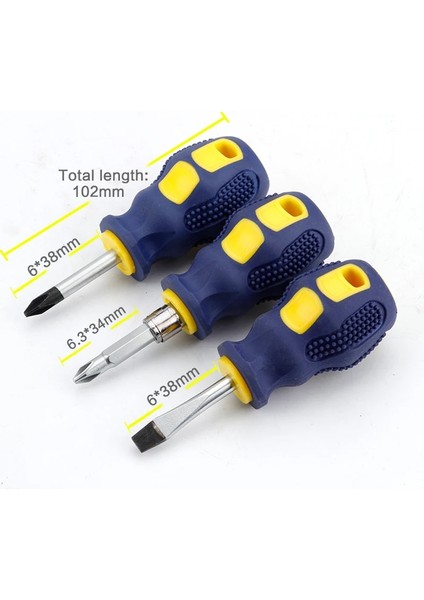 Çift Kullanımlı 1 Adet Mini Tornavida Çok Fonksiyonlu Çapraz Şekilli Tornavida Oluklu Düz Dıy Onarım Araçları Manyetik Kısa Küçük Tornavida (Yurt Dışından) fiyatları