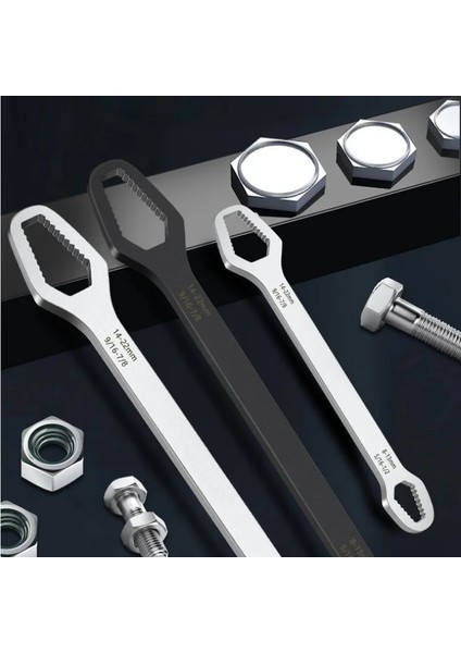 Siyah 3-17MM 1 Pc Siyah 3-17MM Evrensel Çift Uçlu Torx Anahtarı Tornavida Seti Çok Fonksiyonlu Kendinden Sıkma Ayarlanabilir Anahtar El Aletleri (Yurt Dışından) modelleri