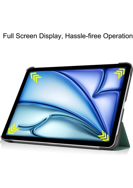 iPad Air 13 2024/2025 Için Akıllı Deri Tablet Kılıfı (Yurt Dışından)