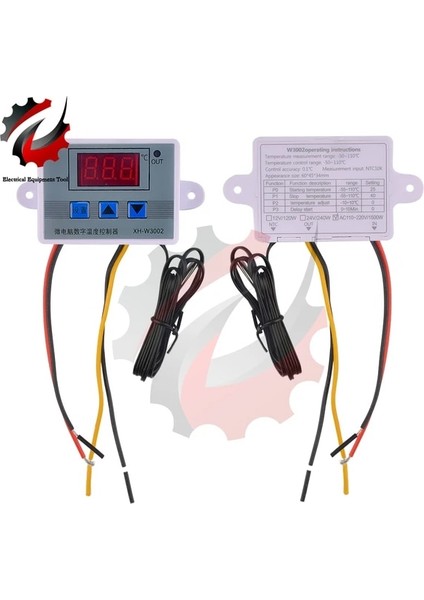 XH-W3002 AC110-220V XH-W3002 AC110V-220V DC12V/24V Sıcaklık Kontrol Cihazı LED Dijital Kontrol Termostatı Mikrobilgisayar Anahtarı Termoregülatör Sensörü (Yurt Dışından)