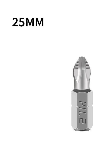 1 Adet 25MM Kaymaz Tornavida Ph2 Çapraz Bit Matkap Kafası Tornavida Uçları El Aletleri S2 Elektrikli Hex Shank Manyetik Tornavida Matkap Ucu (Yurt Dışından)