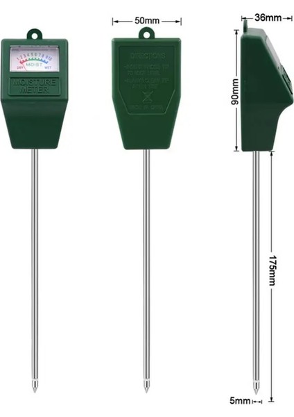 1 Adet Toprak Nemi Test Cihazı Tek Iğne Toprak Nemi Ölçer Bahçe Tesisi Kare Kafa Dedektörü Çiçek Algılama Aracı Sera Için (Yurt Dışından) modelleri