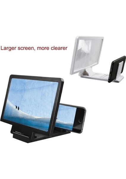 Siyah 3D Cep Telefonu Ekran Büyüteç Amplifikatör Hd Video Büyüteç Izle 3D Filmler Akıllı Telefon Braketi Tutucu (Yurt Dışından) fiyatları