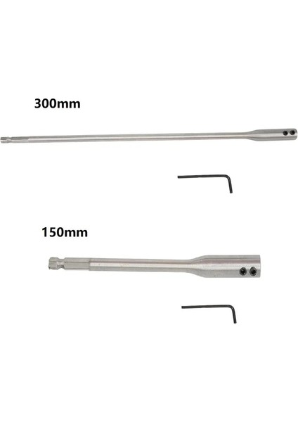 150 300MM 2 Adet/takım Matkap Ucu Uzatma Çubuğu 150MM 300MM Hex Shank Genişletici Anahtar Seti Aracı Güç Aracı Aksesuarları 150MM/300MM (Yurt Dışından)