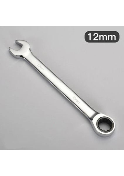 12MM Cırcır Kombinasyonu Metrik Anahtar Diş Dişli Halka Tork ve Soket Anahtarı Onarım Için Somun Araçları Bir Anahtar Seti (Yurt Dışından)