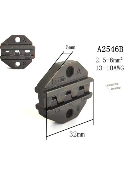 A2546B Kalıp Setleri FSE/HS-A03BC/A06WF2C/A07FL/A26TW/PP-T/A2546B Sıkma Pensesi Makinesi Modülleri Çeneler Fiş Yayı Sıkma Kapağı Terminalleri (Yurt Dışından)