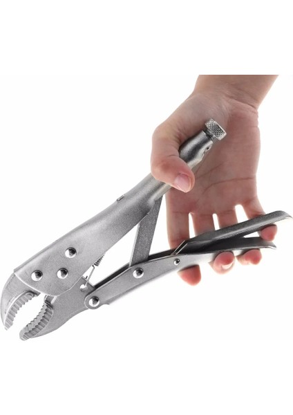 7 Inç Kilitleme Pensesi 7 Inç Yuvarlak Burun Ayarlanabilir Mengene Sapları Kavisli Çene Köstebek Kaynak Aracı Pense (Yurt Dışından) fiyatları