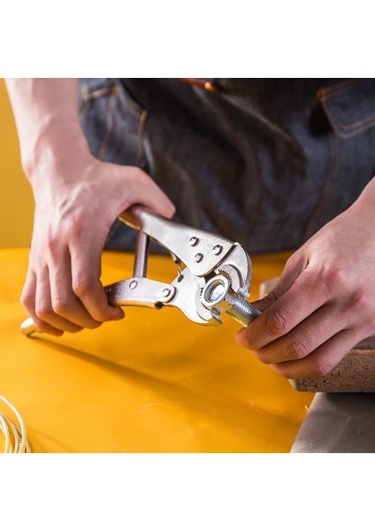 7 Inç Kilitleme Pensesi 7 Inç Yuvarlak Burun Ayarlanabilir Mengene Sapları Kavisli Çene Köstebek Kaynak Aracı Pense (Yurt Dışından) indirimleri