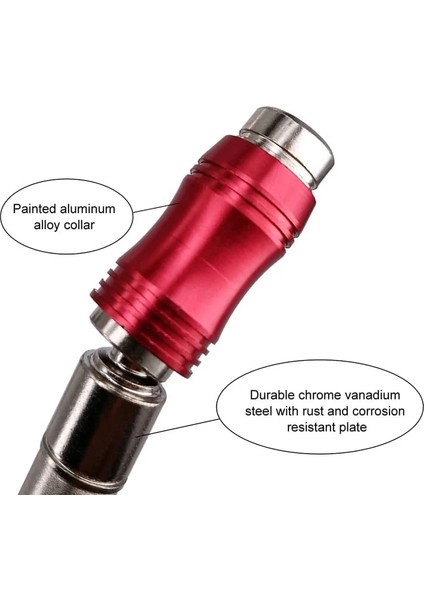 B02 1/4 "altıgen Manyetik Halka Tornavida Uçları Matkap El Aletleri 1/4" Şaft Uzatma Çubuğu Hızlı Değişim Tutucu Tahrik Kılavuzu Vida Matkap Ucu (Yurt Dışından) fırsatları