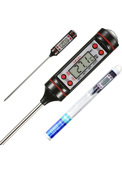 Beyaz Mutfak Yağı Termometre Iğne Gıda Termometresi Anında Okuma Et Sıcaklık Ölçer Test Cihazı Izgara Barbekü Mutfak Için Probu ile (Yurt Dışından) fiyatları