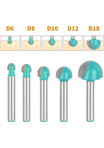 6X12 Yusun 1 Adet 6mm Shank Yeşil Koy Kutusu Bit Yönlendirici Bit Ağaç Işleme Freze Ahşap Için Kesici Bit Yüz Değirmeni Karbür Kesici Uç Freze (Yurt Dışından)