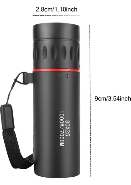Siyah 30X25 Zoom Monoküler Dürbün Bilek Kayışı ile Mini Taşınabilir Teleskop Optik Kapsam Açık Kamp Avcılık Teleskop (Yurt Dışından) indirimleri