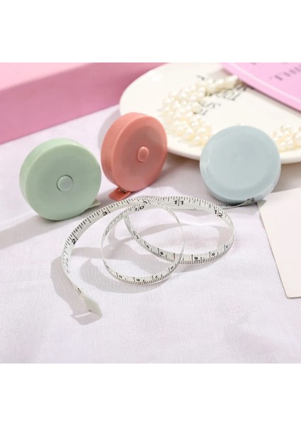 Pembe 1.5m 1 Adet Vücut Için Ölçüm Bandı, Vücut Dikiş Için Yumuşak Mezura Kumaş Terzi Kumaş Zanaat Ölçüm Bandı, 60 Inç/1.5m (Yurt Dışından) fırsatları