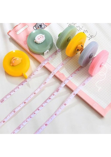 150 Cm/60 "taşınabilir Karikatür Şerit Metre Geri Çekilebilir Cetvel Çocuk Yükseklik Cetvel Santimetre Inç Rulo Dikiş Terzi Mezura (Yurt Dışından) indirimleri