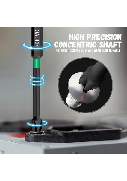 Set 1 1/2/3/6 Adet Manyetik Toplu Kafa Darbe Güçlü Çapraz Yüksek Sertlik 25/50/65/70/90MM Anti Kaymaz Su Geçirmez Ph2 Tornavida Seti (Yurt Dışından) modelleri