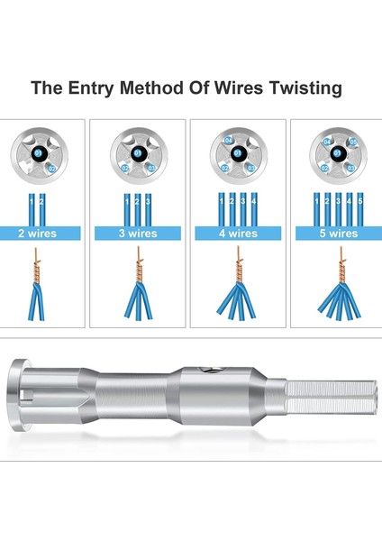 Otomatik Tel Striptizci Bükülmüş Tel Aracı Kablo Soyma Büküm Konektörü Elektrikçi Tel Büküm Sıyırma Konektörü El Aletleri (Yurt Dışından) fırsatları