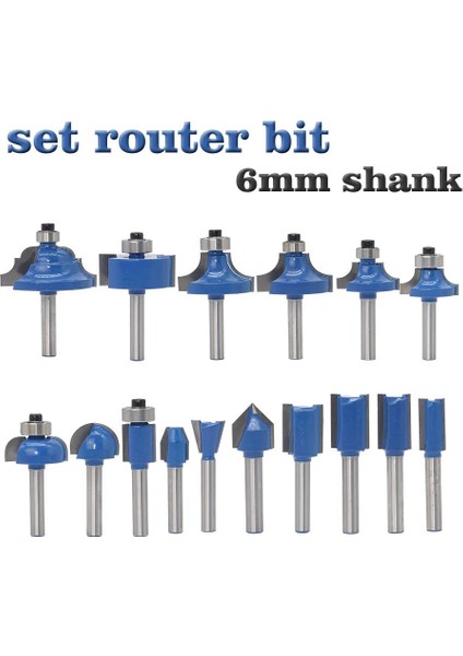 NO16 1 Adet 6mm Shank Ahşap Freze Ucu Düz Uç Freze Düzeltici Temizleme Gömme Trim Köşe Yuvarlak Koy Kutusu Uçları Araçları Freze Kesici (Yurt Dışından)