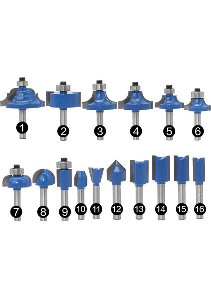 NO16 1 Adet 6mm Shank Ahşap Freze Ucu Düz Uç Freze Düzeltici Temizleme Gömme Trim Köşe Yuvarlak Koy Kutusu Uçları Araçları Freze Kesici (Yurt Dışından)