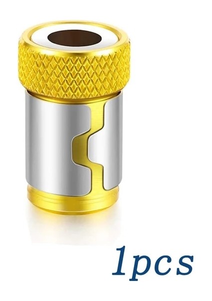 1 Adet Sarı Evrensel Manyetik Halka 1/4 "metal Tornavida Ucu Manyetik Halka 6.35MM Shank Korozyon Önleyici Matkap Ucu Mıknatıs Güçlü Halka (Yurt Dışından)