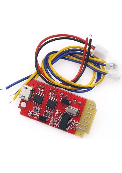 Kırmızı Dc 3.7V 5V 3W Dijital Ses Amplifikatörü Kurulu Çift Çift Plaka Bluetooth Hoparlör Modifikasyonu Ses Müzik Modülü Mikro USB Dıy (Yurt Dışından)